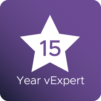 15 Year vExpert!